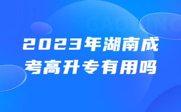 湖南成考