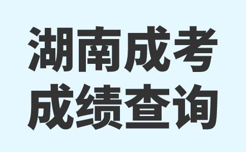 湖南婁底成考成績查詢網址
